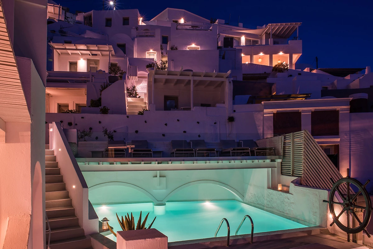 Piscine, On The Rocks Santorini, Grèce