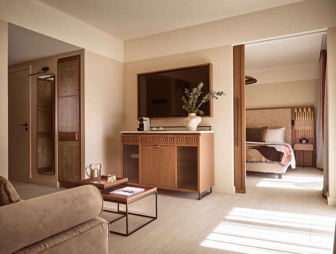 Suite deluxe famille vue jardin