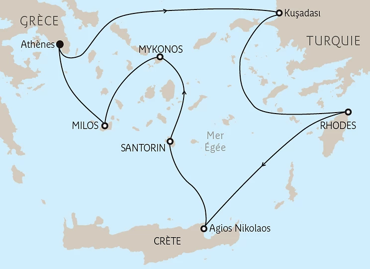 Carte du voyage