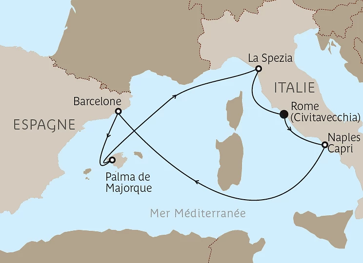 Carte du voyage