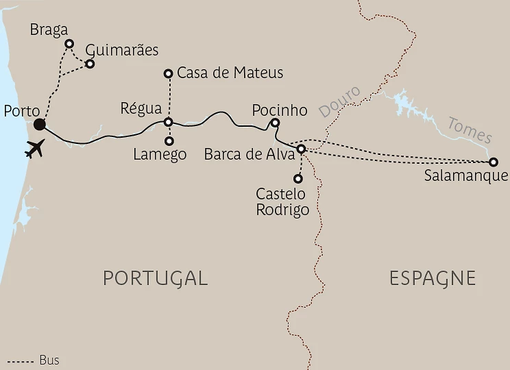 Carte du voyage