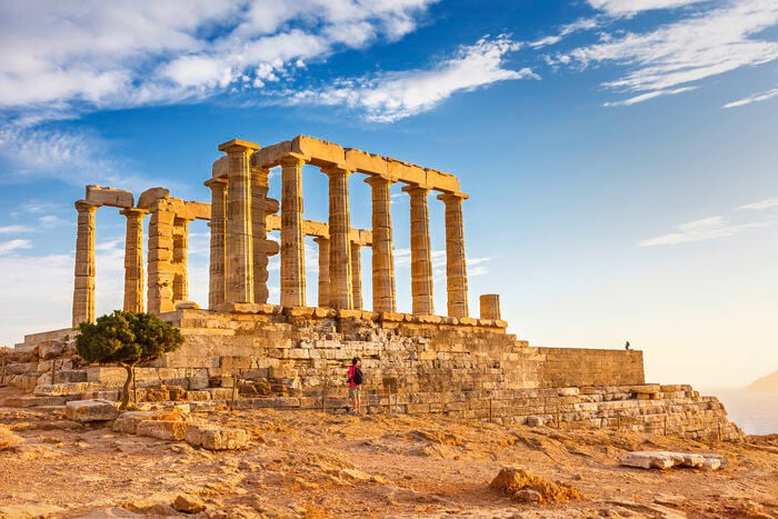 Temple de Poséidon, Cap Sounion, Grèce
