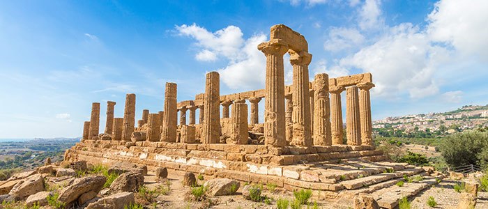 Temple, Agrigente, Sicile, Italie