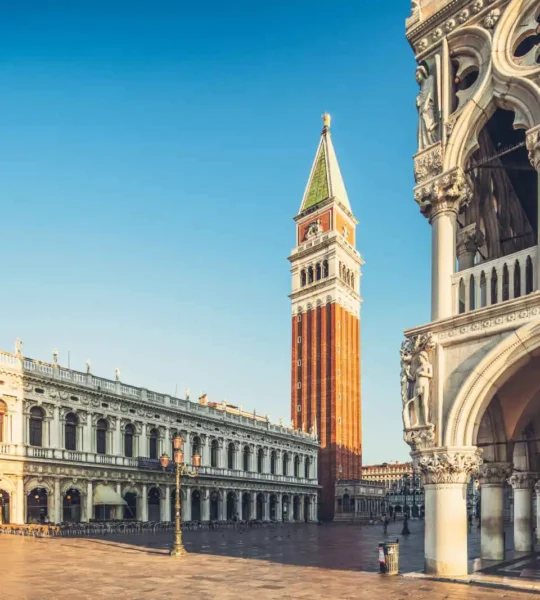 Palazzo Ducale avec vue sur la Piazza San Marco et le Campanile, Venise