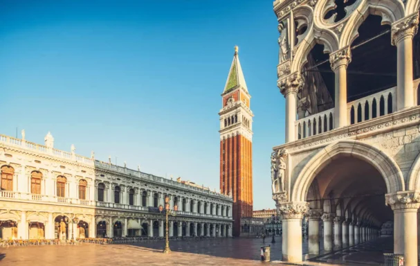 Palazzo Ducale avec vue sur la Piazza San Marco et le Campanile, Venise