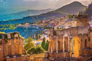 Ruines, Taormine, Sicile
