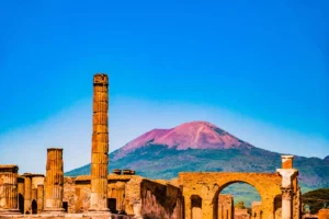 Site de Pompeii et le Mont Vésuve, Naples