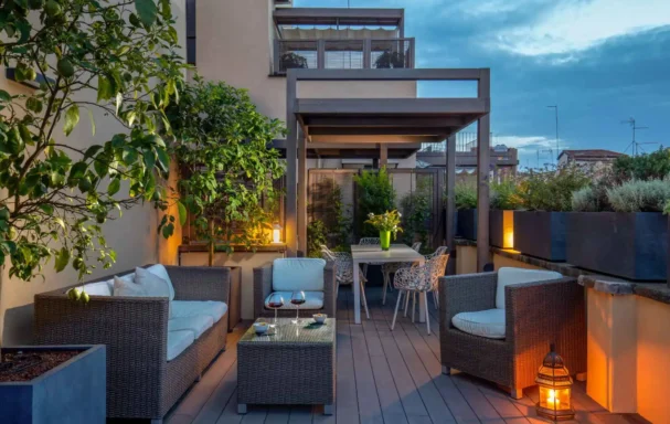 Terrasse, suite junior, Monti Palace Hotel