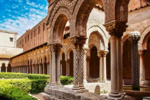 Cloître de la cathédrale de l'Assomption, Monreale, Sicile