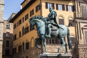 Statue équestre de Cosme Ier de Médicis, piazza della Signora, Florence, Toscane